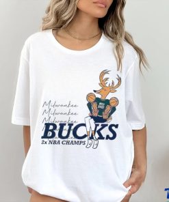 Original Bango Milwaukee Bucks 2x NBA Champs Vintage T Shirt