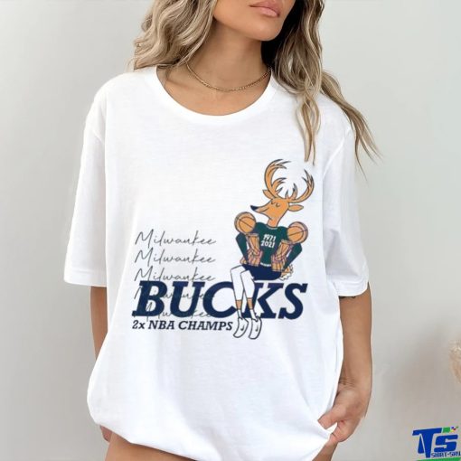 Original Bango Milwaukee Bucks 2x NBA Champs Vintage T Shirt