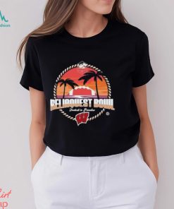 Original College Football Bowl Games 2023 24 2024 Reliaquest Bowl Wisconsin Badgers Football In Paradise Classic T Shirt
