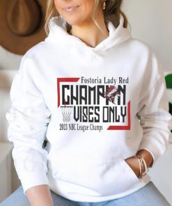 Original Fostoria Lady Red 2023 NBC Champions Logo T Shirt