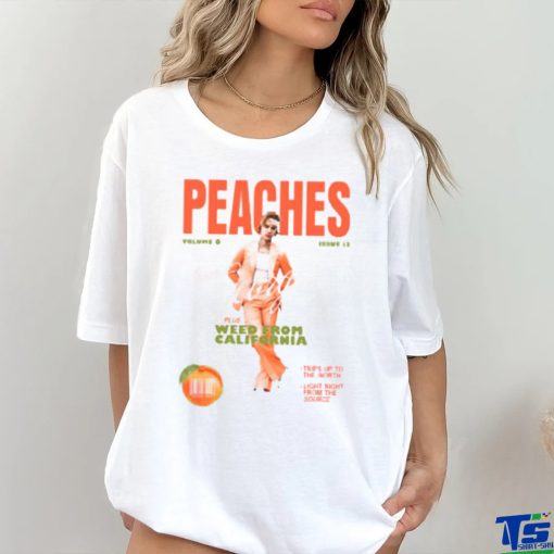 Original Justin Bieber Music Merch Store Peaches shirt