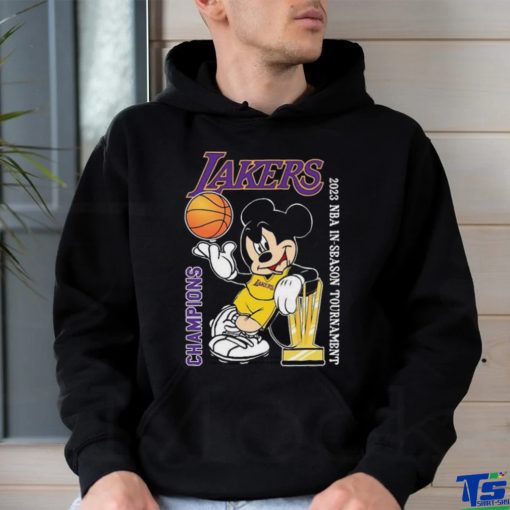 Original Los Angeles Lakers Mickey Mouse 2023 NBA In Season Tournament Champions Shirt