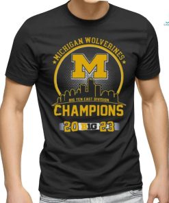 Original Michigan Wolverines Big Ten East Division Champions 2023 Skyline Shirt