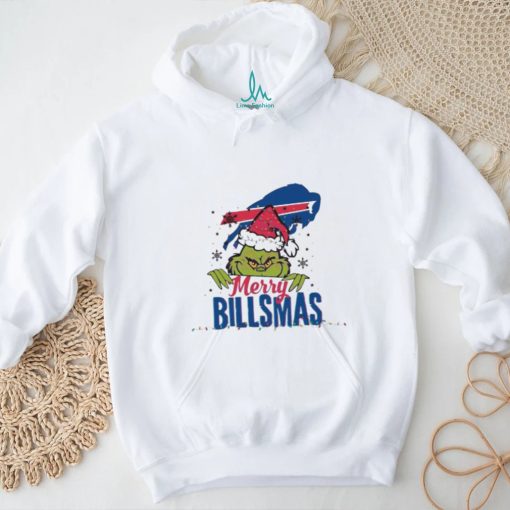 Original Santa Grinch Merry Billsmas Buffalo Football Logo Shirt