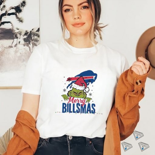 Original Santa Grinch Merry Billsmas Buffalo Football Logo Shirt