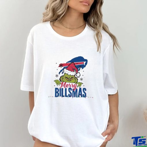 Original Santa Grinch Merry Billsmas Buffalo Football Logo Shirt