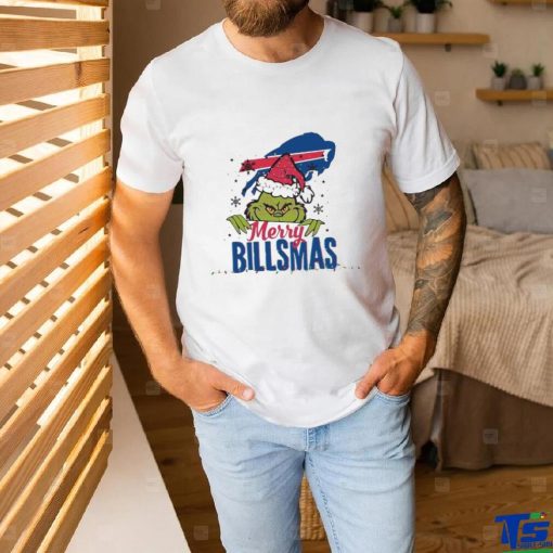 Original Santa Grinch Merry Billsmas Buffalo Football Logo Shirt