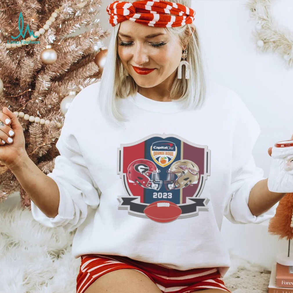 Original georgia Bulldogs Vs Florida State Seminoles Helmet 2023 Capital One Orange Bowl Shirt Original georgia Bulldogs Vs Florida State Seminoles Helmet 2023 Capital One Orange Bowl Shirt