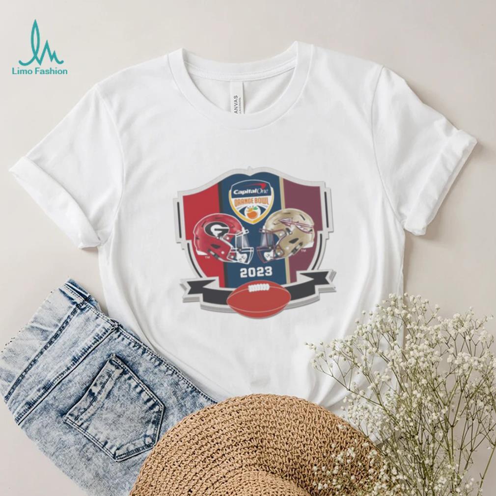 Original georgia Bulldogs Vs Florida State Seminoles Helmet 2023 Capital One Orange Bowl Shirt Original georgia Bulldogs Vs Florida State Seminoles Helmet 2023 Capital One Orange Bowl Shirt