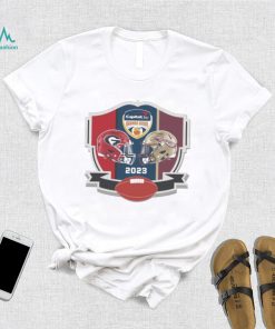 Original georgia Bulldogs Vs Florida State Seminoles Helmet 2023 Capital One Orange Bowl Shirt