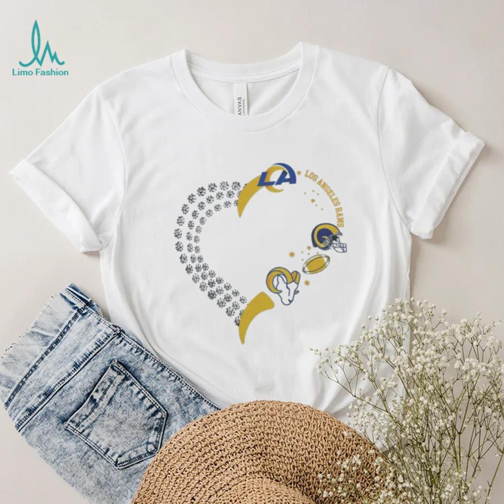 Original los Angeles Rams Football Heart Helmet Logo Shirt Original los Angeles Rams Football Heart Helmet Logo Shirt