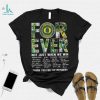 Original oregon Ducks 2023 Forever Not Just When We Win Thank You For The Memories Signatures Shirt