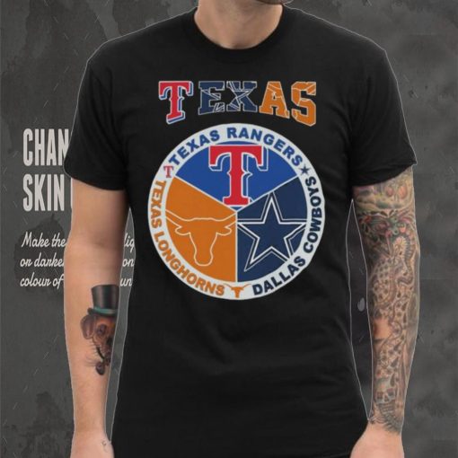 Original texas Rangers Dallas Cowboys Texas Longhorns Proud Of State Shirt