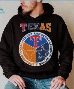 Original texas Rangers Dallas Cowboys Texas Longhorns Proud Of State Shirt