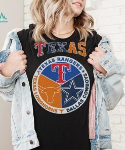 Original texas Rangers Dallas Cowboys Texas Longhorns Proud Of State Shirt