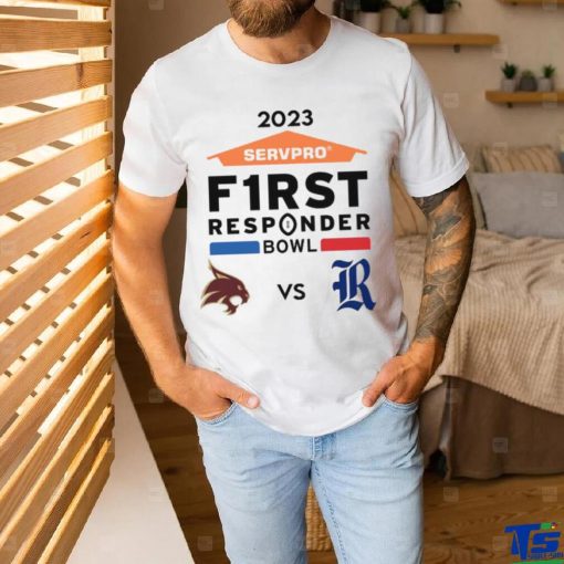 Original texas State Bobcats Vs Texas State Bobcats 2023 Servpro F1rst Responder Bowl Shirt