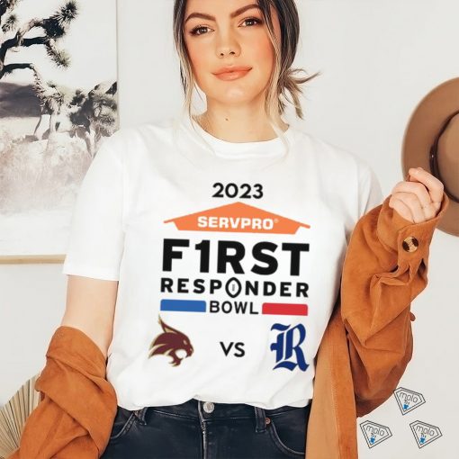 Original texas State Bobcats Vs Texas State Bobcats 2023 Servpro F1rst Responder Bowl Shirt