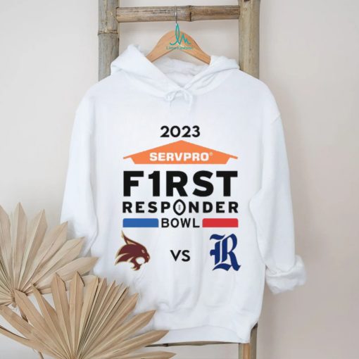 Original texas State Bobcats Vs Texas State Bobcats 2023 Servpro F1rst Responder Bowl Shirt