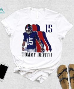 Original tommy Devito No. 15 New York Giants Silhouette Shirt