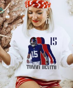 Original tommy Devito No. 15 New York Giants Silhouette Shirt