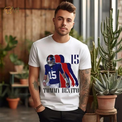 Original tommy Devito No. 15 New York Giants Silhouette Shirt