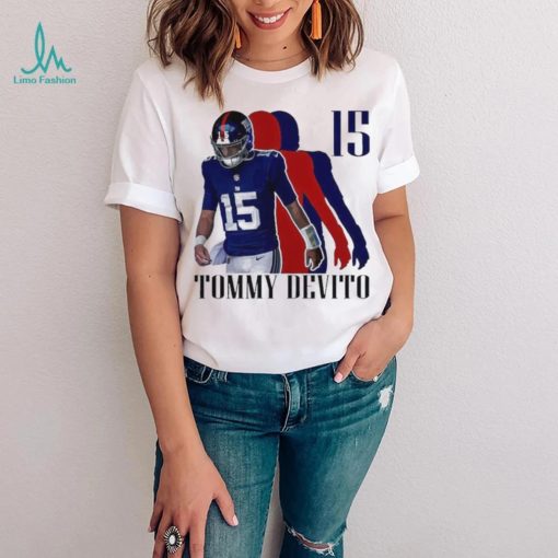 Original tommy Devito No. 15 New York Giants Silhouette Shirt
