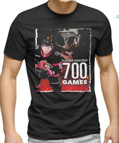Ottawa Senators Player Vladimir Tarasenko 700 Games in NHL Shirt