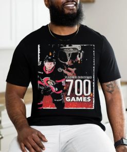 Ottawa Senators Player Vladimir Tarasenko 700 Games in NHL Shirt
