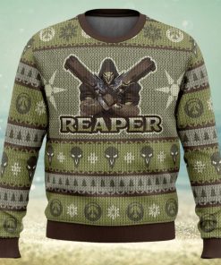 Overwatch The Reaper Ugly Christmas Sweater