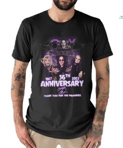 Ozzy Osbourne 1967 – 2023 56th Anniversary Thank You For The Memories T Shirt, hoodie, sweater, long sleeve and tank top Ozzy Osbourne 1967 – 2023 56th Anniversary Thank You For The Memories T Shirt