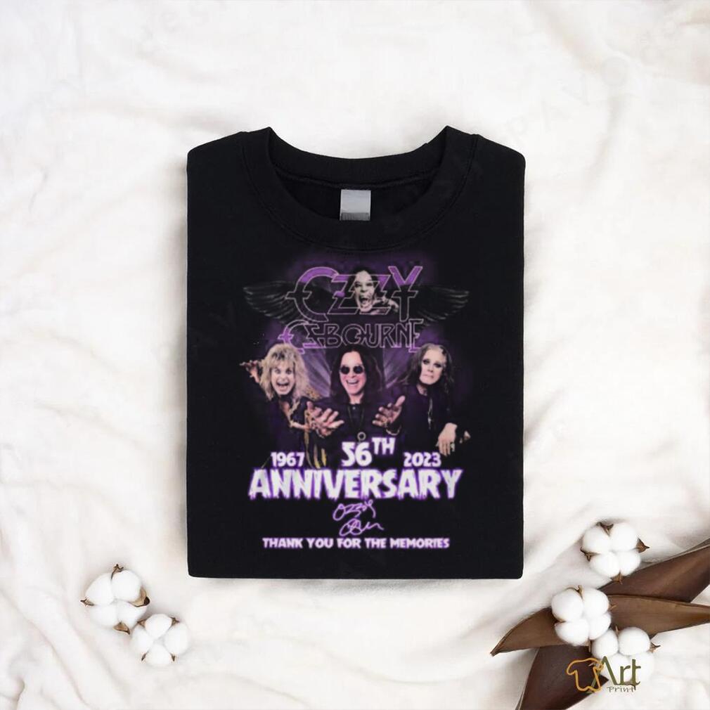 Ozzy Osbourne 1967 – 2023 56th Anniversary Thank You For The Memories T Shirt Ozzy Osbourne 1967 – 2023 56th Anniversary Thank You For The Memories T Shirt