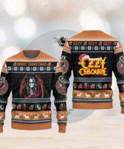 Ozzy Ozbourne Merry Christmas Ugly Sweater