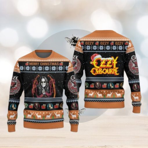 Ozzy Ozbourne Merry Christmas Ugly Sweater