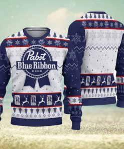 Pabst Blue Beer Christmas Sweater