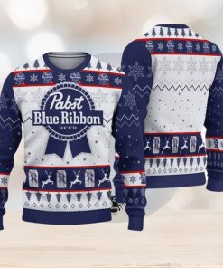 Pabst Blue Beer Christmas Sweater