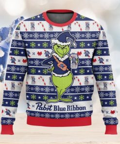 Pabst Blue Ribbon Grinch 3D Christmas Sweater Ugly Christmas Sweater Christmas Gift Ideas