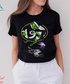 Packers Pro Shop The Grinch Green Bay Packers Stomp On NFL Teams Christmas Shirt