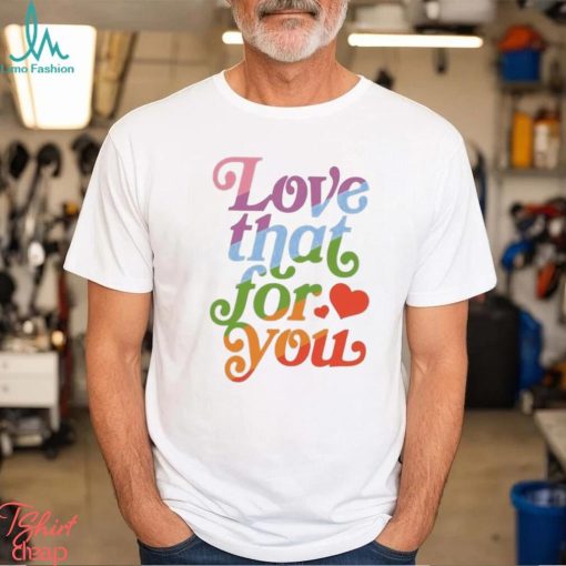 Pander Shirts Girlboss Love That For You Rainbow Shirt