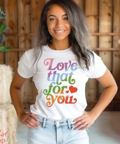Pander Shirts Girlboss Love That For You Rainbow Shirt