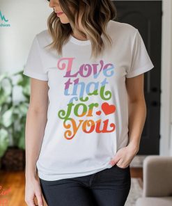 Pander Shirts Girlboss Love That For You Rainbow Shirt