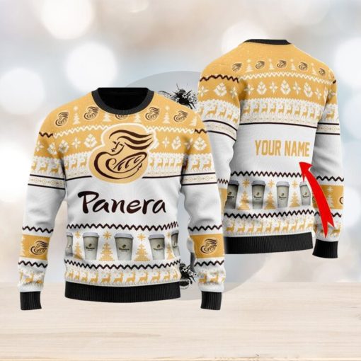 Panera Bread Personalizeds Knitting Pattern 3D Print Ugly Sweater