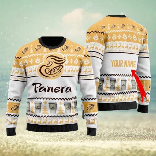 Panera Bread Personalizeds Knitting Pattern 3D Print Ugly Sweater