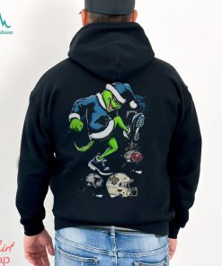 Panthers Shop The Grinch Carolina Panthers Stomp On NFL Teams Christmas T Shirt