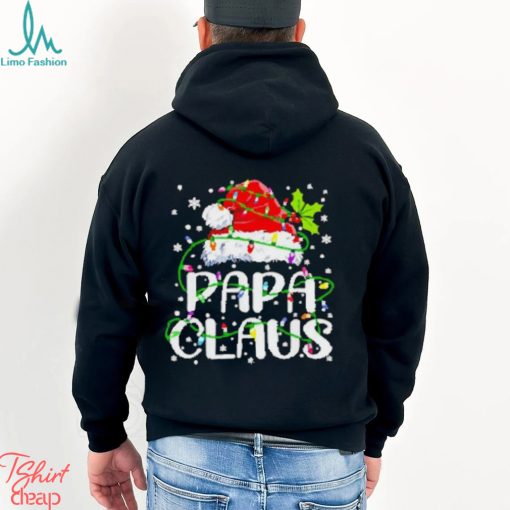 Papa Claus Christmas Lights shirt