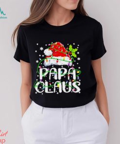 Papa Claus Christmas Lights shirt