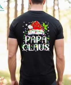 Papa Claus Christmas Lights shirt