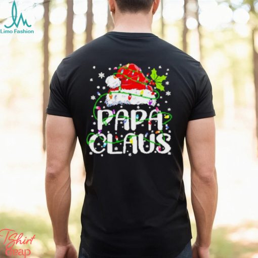 Papa Claus Christmas Lights shirt