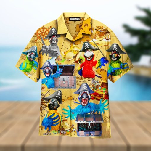 Parrot Pirate Just A Chasing Pirates The Booty Life Hawaiian Shirt