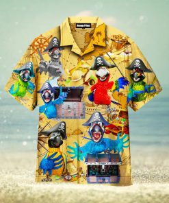 Parrot Pirate Just A Chasing Pirates The Booty Life Hawaiian Shirt