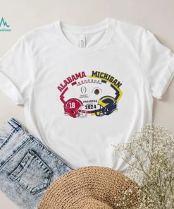 Pasadena Rose Bowl Game 2024 Playoff Semifinal Michigan Wolverines Vs Alabama Crimson Tide Shirt